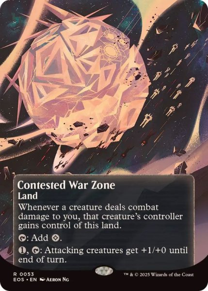 画像1: (フルアート)(0053)激戦の戦域/Contested War Zone《英語》【EOS】 (1)