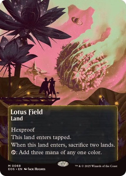 画像1: [EX](FOIL)(フルアート)(0068)睡蓮の原野/Lotus Field《英語》【EOS】 (1)