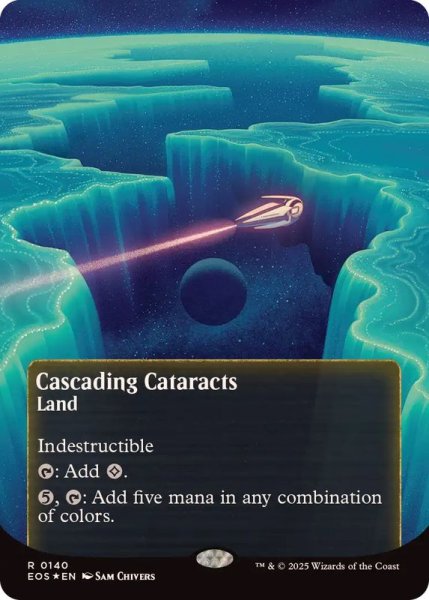 画像1: [EX+](ギャラクシーFOIL)(0140)大瀑布/Cascading Cataracts《英語》【EOS】 (1)