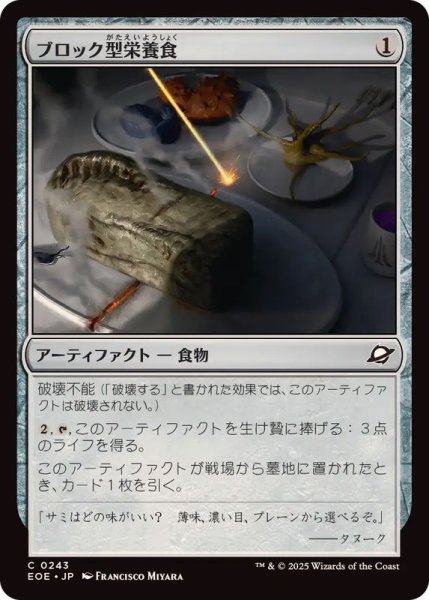 画像1: [EX+]ブロック型栄養食/Nutrient Block《日本語》【EOE】 (1)