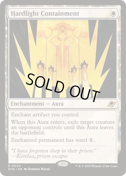 画像1: [EX+](FOIL)堅光牢への封じ込め/Hardlight Containment《英語》【EOE】 (1)