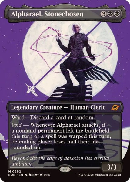 画像1: (FOIL)(フルアート)石に選ばれし者、アルファラエル/Alpharael, Stonechosen《英語》【EOE】 (1)