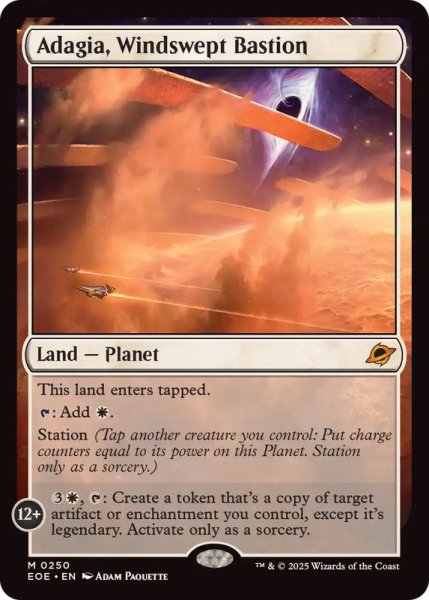 画像1: [EX+](FOIL)吹きさらしの要塞、アダージア/Adagia, Windswept Bastion《英語》【EOE】 (1)