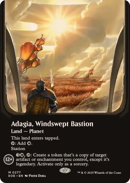 画像1: (フルアート)吹きさらしの要塞、アダージア/Adagia, Windswept Bastion《英語》【EOE】 (1)
