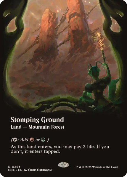 画像1: (フルアート)踏み鳴らされる地/Stomping Ground《英語》【EOE】 (1)