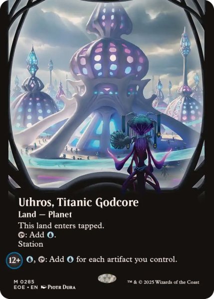 画像1: (フルアート)巨大な神核、ウスロス/Uthros, Titanic Godcore《英語》【EOE】 (1)