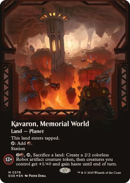 画像1: (ギャラクシーFOIL)記念の星、カヴァーロン/Kavaron, Memorial World《英語》【EOE】 (1)