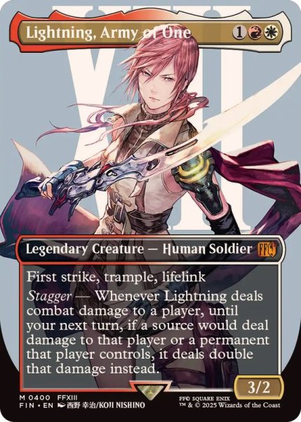 画像1: (フルアート)(0400)シーンドライブ、ライトニング/Lightning, Army of One《英語》【FIN】 (1)