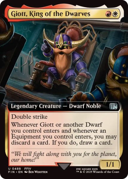 画像1: (フルアート)ドワーフの王、ジオット/Giott, King of the Dwarves《英語》【FIN】 (1)