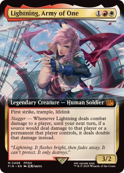 画像1: (フルアート)(0498)シーンドライブ、ライトニング/Lightning, Army of One《英語》【FIN】 (1)