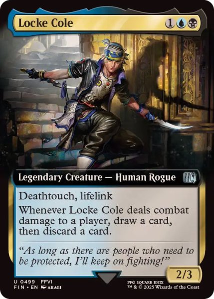 画像1: (FOIL)(フルアート)ロック・コール/Locke Cole《英語》【FIN】 (1)
