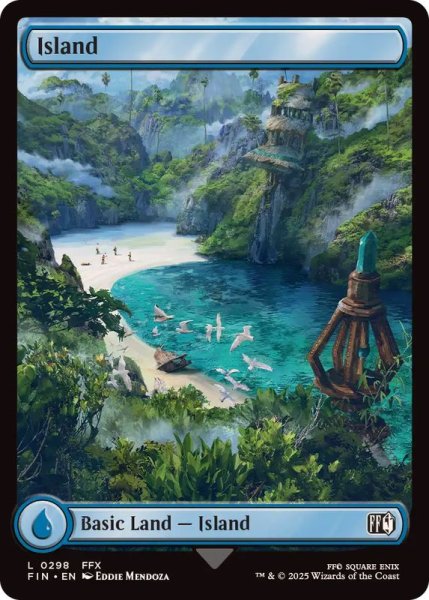 画像1: (FOIL)(フルアート)(0298)島/Island《英語》【FIN】 (1)