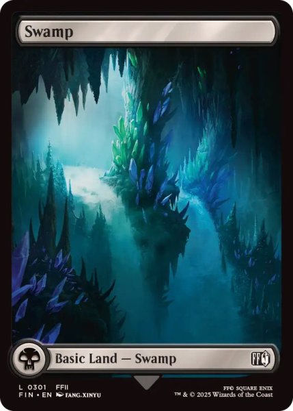 画像1: (FOIL)(フルアート)(0301)沼/Swamp《英語》【FIN】 (1)