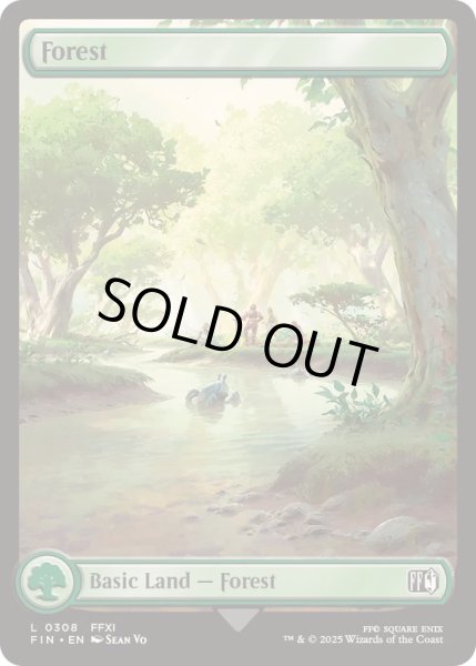 画像1: [EX+](FOIL)(フルアート)(0308)森/Forest《英語》【FIN】 (1)