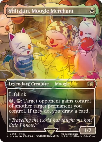 画像1: [EX](チョコボトラックFOIL)モーグリの商人、スティルツキン/Stiltzkin, Moogle Merchant《英語》【FIN】 (1)