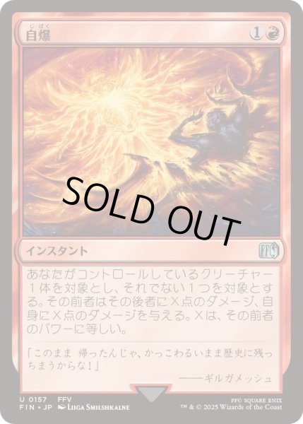 画像1: [EX+](FOIL)自爆/Self-Destruct《日本語》【FIN】 (1)