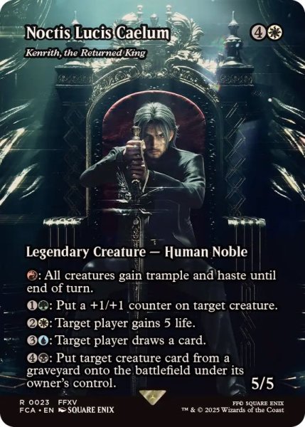 画像1: ノクティス・ルシス・チェラム/Noctis Lucis Caelum　//　帰還した王、ケンリス/Kenrith, the Returned King《英語》【FCA】 (1)