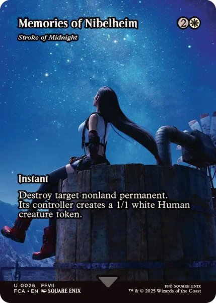 画像1: (FOIL)ニブルヘイムの思い出/Memories of Nibelheim　//　真夜中の一撃/Stroke of Midnight《英語》【FCA】 (1)