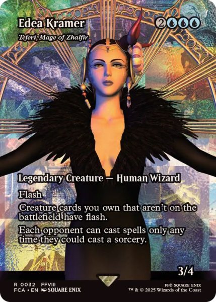 画像1: (FOIL)イデア・クレイマー/Edea Kramer　//　ザルファーの魔道士、テフェリー/Teferi, Mage of Zhalfir《英語》【FCA】 (1)