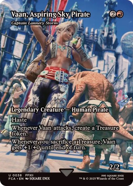画像1: (FOIL)空賊を夢みるヴァン/Vaan, Aspiring Sky Pirate　//　風雲船長ラネリー/Captain Lannery Storm《英語》【FCA】 (1)