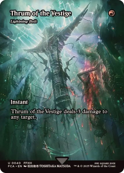 画像1: [EX+]異跡の鼓動/Thrum of the Vestige　//　稲妻/Lightning Bolt《英語》【FCA】 (1)