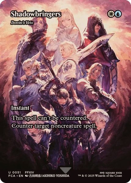画像1: 漆黒のヴィランズ/Shadowbringers　//　ドビンの拒否権/Dovin's Veto《英語》【FCA】 (1)