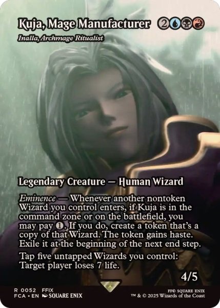 画像1: (FOIL)黒魔道士の製造者、クジャ/Kuja, Mage Manufacturer　//　儀式の大魔導師、イナーラ/Inalla, Archmage Ritualist《英語》【FCA】 (1)