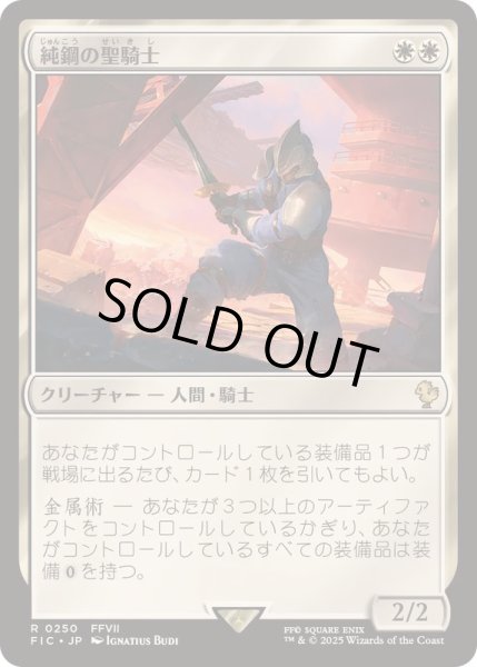 画像1: [EX+]純鋼の聖騎士/Puresteel Paladin《日本語》【FIC】 (1)
