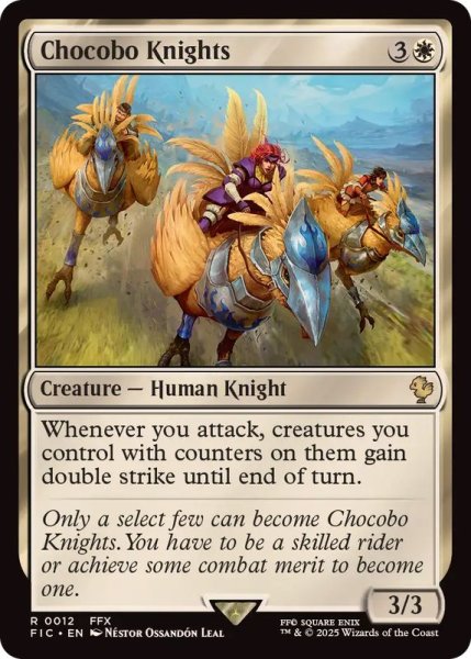 画像1: [EX+](サージFOIL)チョコボ騎兵隊/Chocobo Knights《英語》【FIC】 (1)