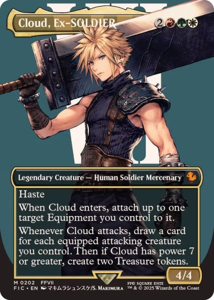 画像1: (フルアート)(0202)元ソルジャー、クラウド/Cloud, Ex-SOLDIER《英語》【FIC】 (1)