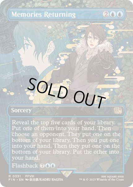 画像1: [EX+](FOIL)(フルアート)蘇る記憶/Memories Returning《英語》【FIN】 (1)
