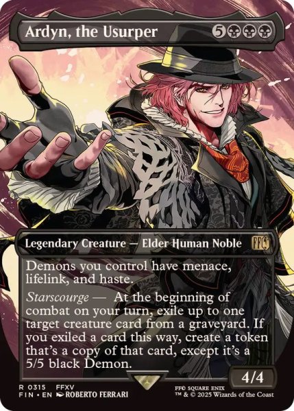 画像1: (FOIL)(フルアート)(0315)簒奪者、アーデン/Ardyn, the Usurper《英語》【FIN】 (1)