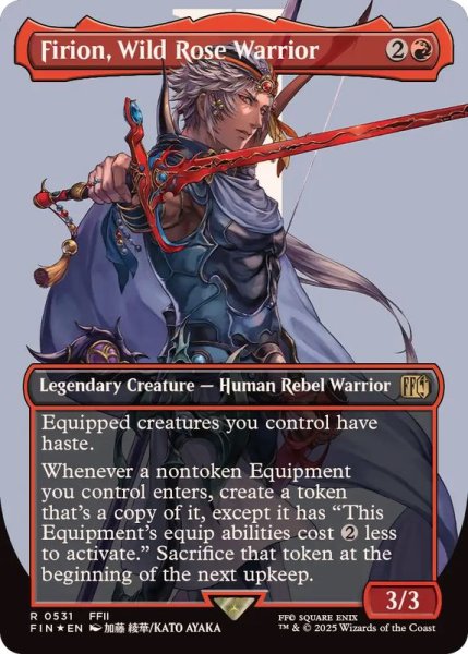 画像1: (サージFOIL)のばらの義士、フリオニール/Firion, Wild Rose Warrior《英語》【FIN】 (1)
