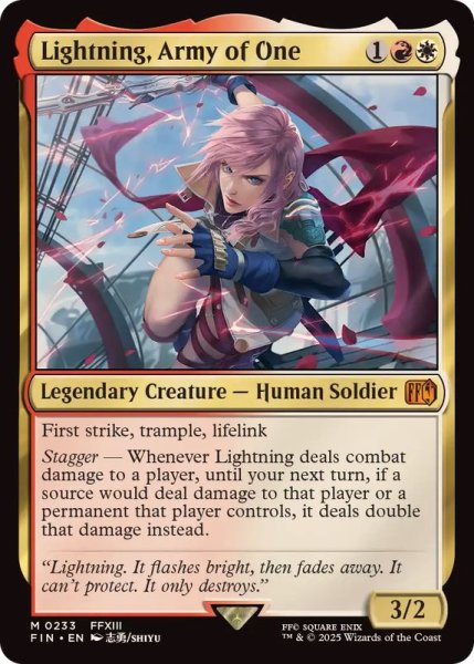 画像1: [EX+]シーンドライブ、ライトニング/Lightning, Army of One《英語》【FIN】 (1)