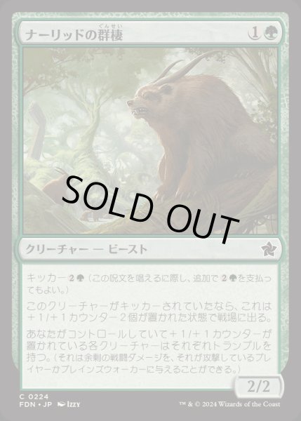 画像1: [EX+]ナーリッドの群棲/Gnarlid Colony《日本語》【FDN】 (1)