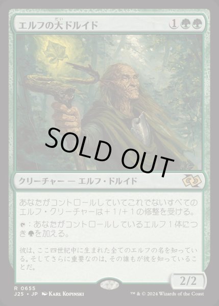 画像1: [EX+]エルフの大ドルイド/Elvish Archdruid《日本語》【J25】 (1)