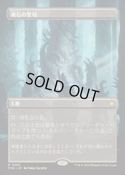 画像1: [EX+](FOIL)(フルアート)(0356)魂石の聖域/Soulstone Sanctuary《日本語》【FDN】 (1)