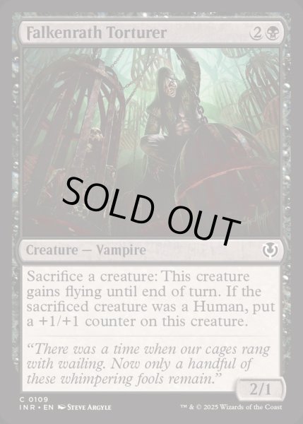 画像1: (FOIL)ファルケンラスの拷問者/Falkenrath Torturer《英語》【INR】 (1)