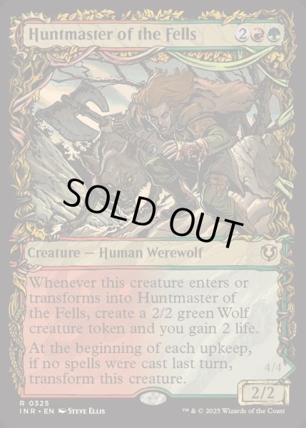 画像1: [EX+](FOIL)(ショーケース枠)高原の狩りの達人/Huntmaster of the Fells《英語》【INR】 (1)