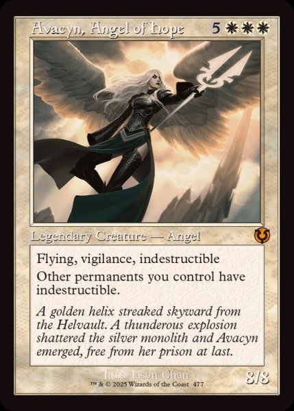 画像1: [EX](旧枠仕様)希望の天使アヴァシン/Avacyn, Angel of Hope《英語》【INR】 (1)