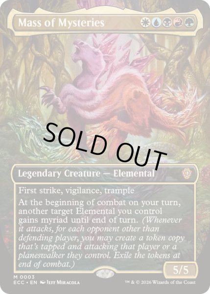 画像1: (FOIL)(フルアート)謎まみれ/Mass of Mysteries《英語》【ECC】 (1)