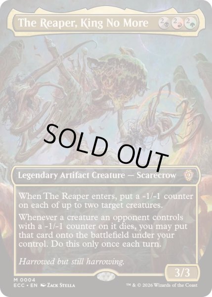 画像1: [EX+](FOIL)(フルアート)失われた王座、刈り取り屋/The Reaper, King No More《英語》【ECC】 (1)
