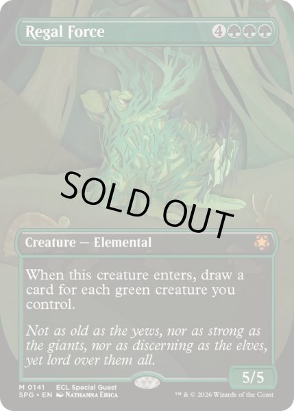 画像1: [EX+](フルアート)(0141)威厳の魔力/Regal Force《英語》【SPG】 (1)