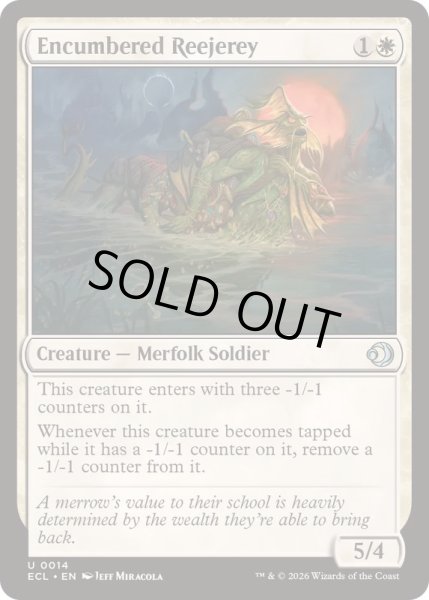 画像1: [EX+](FOIL)動きにくい騎兵/Encumbered Reejerey《英語》【ECL】 (1)