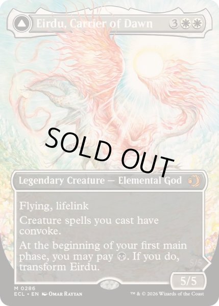 画像1: [EX+](FOIL)(フルアート)払暁をもたらすもの、エイルドゥ/Eirdu, Carrier of Dawn《英語》【ECL】 (1)