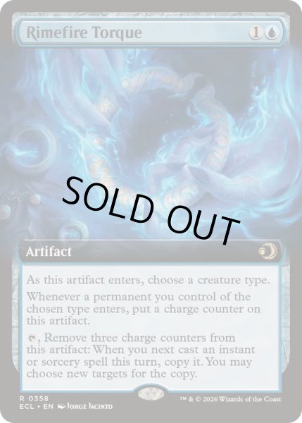 画像1: [EX+](FOIL)(フルアート)凍炎の首飾り/Rimefire Torque《英語》【ECL】 (1)