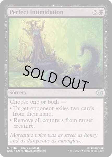 画像1: [EX+](FOIL)完璧な威嚇/Perfect Intimidation《英語》【ECL】 (1)