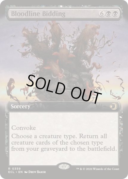 画像1: [EX+](FOIL)(フルアート)血統の召集/Bloodline Bidding《英語》【ECL】 (1)