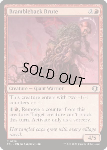 画像1: [EX+](FOIL)茨棘背の粗暴者/Brambleback Brute《英語》【ECL】 (1)