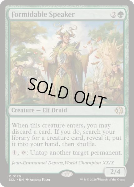 画像1: [EX+](FOIL)並外れた語り部/Formidable Speaker《英語》【ECL】 (1)